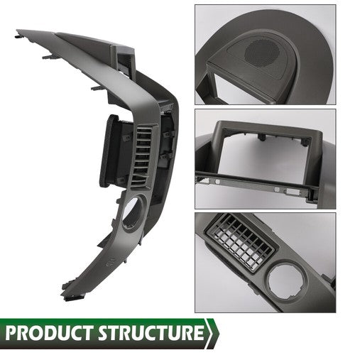 Solid Spare Center Dash Console Instrument Panel Bezel Fit For 04-06 Nissan Titan Armada