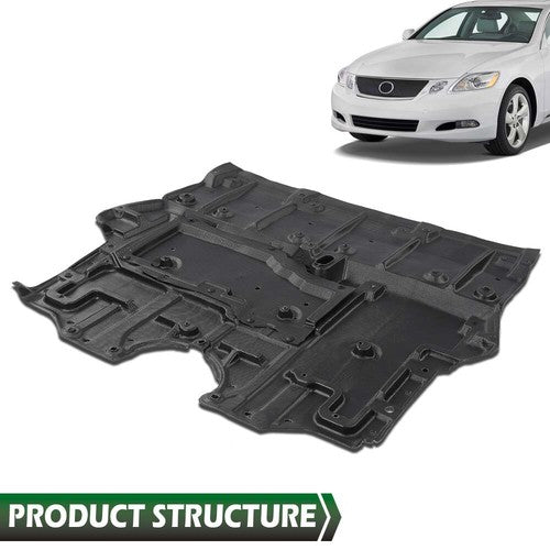 Solid Spare Fit For 2006 Lexus GS300 2007-2011 GS350 GS450h Front Engine Splash Shield