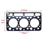 Solid Spare New Cylinder Head Gasket 15975-03310 For Kubota D750 Engine B5200D/B7100HST-E
