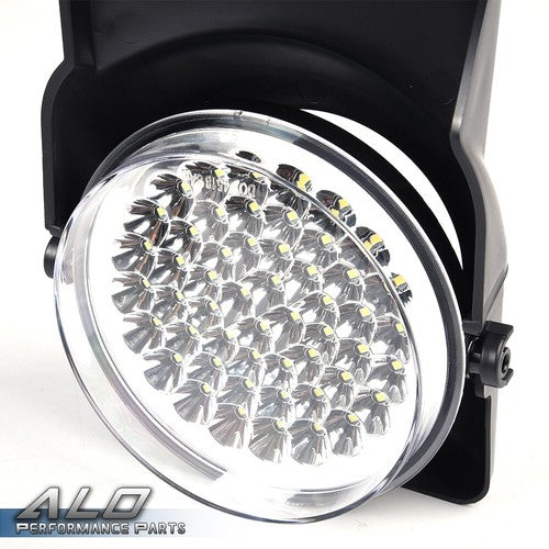 Solid Spare Fit For 03-06 GMC Sierra 1500 2500 3500 Left & Right LED Front Fog Lights