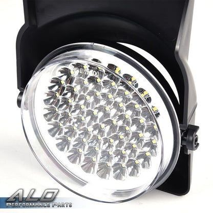 Solid Spare Fit For 03-06 GMC Sierra 1500 2500 3500 Left & Right LED Front Fog Lights