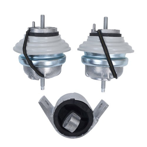 3PCS For Jaguar XF XJ Transmission & Engine Motor Mount 3.0 V6 RWD C2D16622