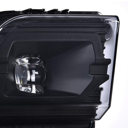 Solid Spare Fit For 2019-2022 Chevy Silverado 1500 New Generation LED Fog Lights Lamp Black
