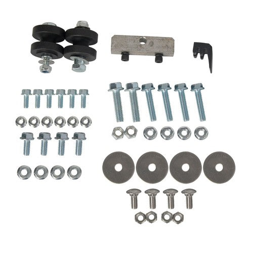 Solid Spare For 1953-1956 Ford F100 F-100 Hood flip Tilt Combo Kit Stainless Steel Rubber