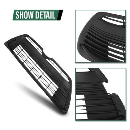 Solid Spare Fit For 2023-2024 Toyota Corolla LE Base XLE Front Bumper Lower Grille Assembly