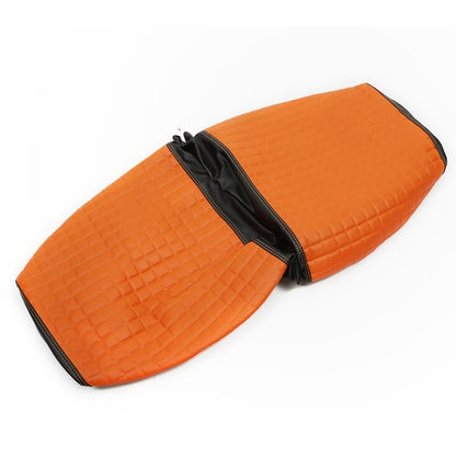 Solid Spare Front&Rear Seat Covers Fits For Yamaha Drive/Drive 2 2007-UP Golf Cart-Orange