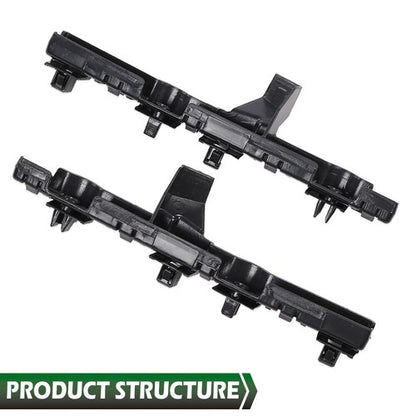 Solid Spare Fit For 17-22 Nissan Rogue Sport Front Bumper Retainer Bracket Left+Right