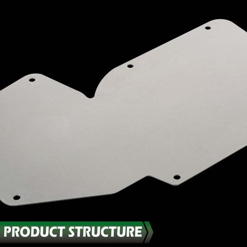Solid Spare Fit For 68-82 Chevy Corvette A/C and Heater Delete Panel Plate New