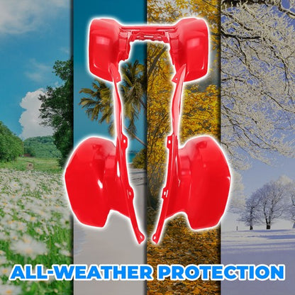 Solid Spare Red Front & Rear Fender Set For Honda TRX 250R TRX250R 1986-1989 Plastics Kit