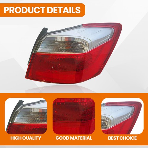 For 2013-2015 Honda Accord Sedan EX LX Sport Halogen Outer Tail Light Right Side