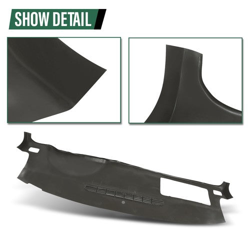 Solid Spare Fit For 07-14 Avalanche Suburban Tahoe Yukon TPE Dashboard Dash Cover Cap Gray