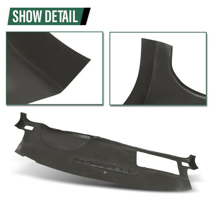 Solid Spare Fit For 07-14 Avalanche Suburban Tahoe Yukon TPE Dashboard Dash Cover Cap Gray