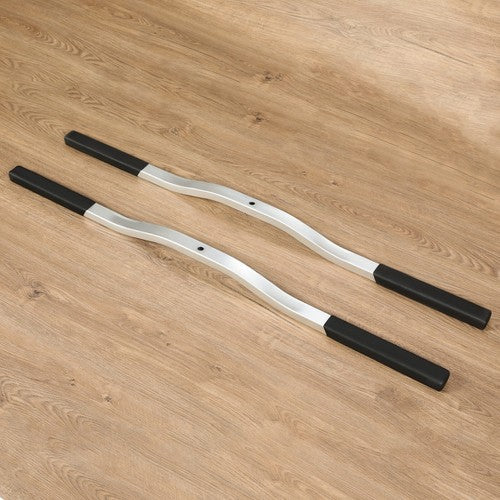 Solid Spare Universal 2PCS Snowmobile Trailer ski Tie Down Hold Down Bars W/Black Boots