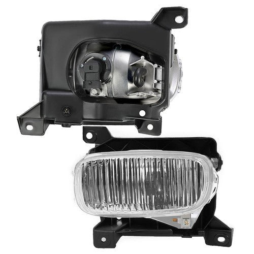 Solid Spare Front Fog Driving Lights Clear Lens w/ Bulbs For Toyota Tundra 2000-2006 LH＆RH
