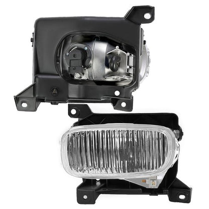 Solid Spare Front Fog Driving Lights Clear Lens w/ Bulbs For Toyota Tundra 2000-2006 LH＆RH