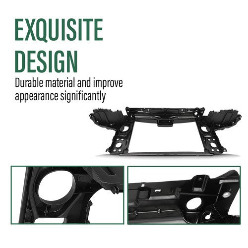 Solid Spare Fit For 2003-2010 Porsche Cayenne Radiator Support Frame Bracket 95550559402