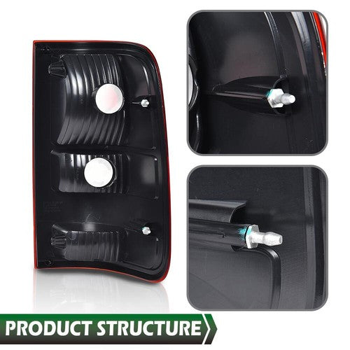 Solid Spare Fit For 04-2006 Ford F150 F-150 Styleside Tail Light Brake Lamp Left Driver Side