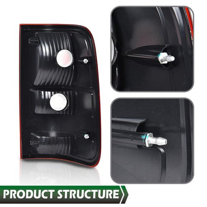 Solid Spare Fit For 04-2006 Ford F150 F-150 Styleside Tail Light Brake Lamp Left Driver Side