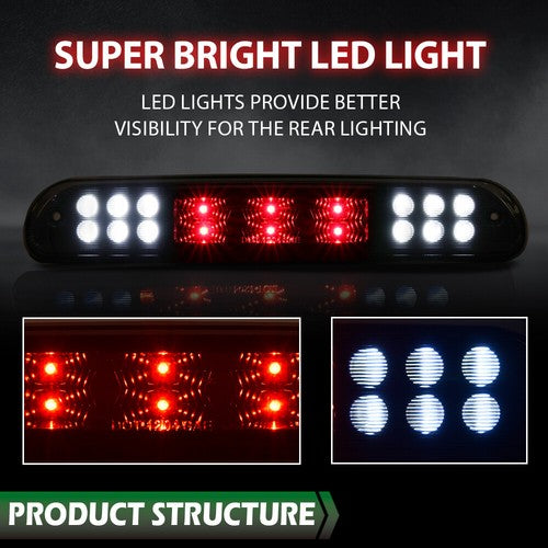 Solid Spare Fit For 99-15 F250 F350 F450 F550 Led 3rd Third Brake Stop Lamp Light