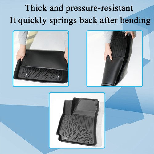 3 Row Floor Mat For 2022-25 Kia Carnival MPV 8 Models TPE Liner All Weather