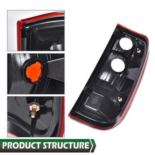 Solid Spare Tail Lights For 2008-2016 Ford F-250 F-350 Super Duty Rear Brake Lamp Left+Right