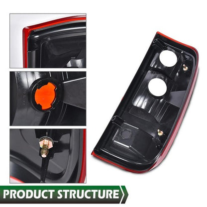 Solid Spare Tail Lights For 2008-2016 Ford F-250 F-350 Super Duty Rear Brake Lamp Left+Right