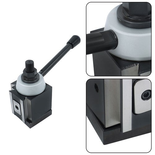 Solid Spare 250-300 CXA Piston Tool Post 13-18" Swing Quick Change Lathe Tool Holder