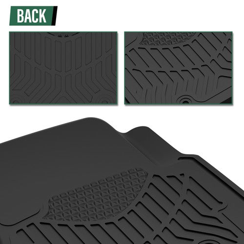Solid Spare All Weather TPE Floor Mats Liners Fit For 18-25 Freightliner Cascadia 116 126