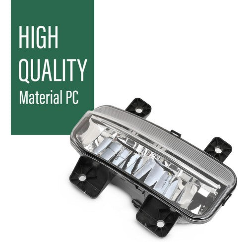 Solid Spare Fit For 2019-2022 Ram 1500 2500 3500 LED Fog Lights Driving Lamps Left+Right