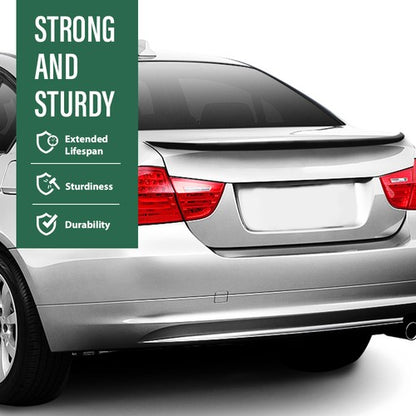 Solid Spare Rear Trunk Spoiler Wing MP Style Carbon Look Fit For 05-11 BMW E90 3-Series M3