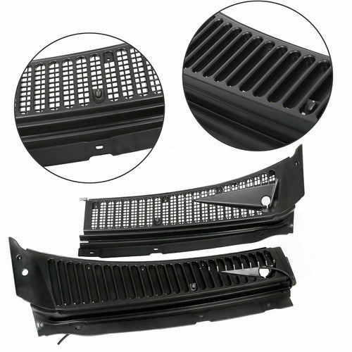Solid Spare For Ford 99-07 F250 F350 Windshield Wiper Vent Cowl Screen Cover Grille Panel