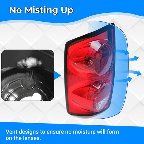 Solid Spare Driver Left Side Tail Light Lamp For 2007-2008 Dodge Ram 1500 2007-2009 Ram 2500