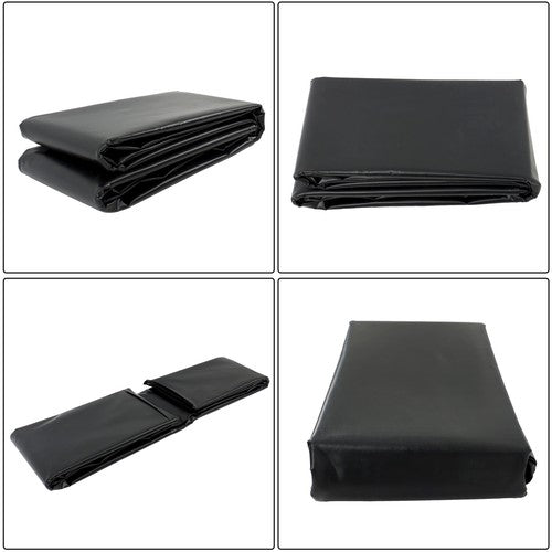 Solid Spare 25 FT x 30 FT HDPE Pond Liners 20 Mil UV Resistant Preformed Pond Easy Cutting
