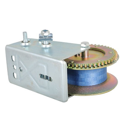 Solid Spare 3500lbs Hand Winch Boat Trailer Winch Crank With 10m (32ft) Strap Winch