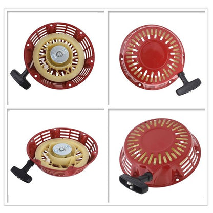 Solid Spare Recoil Pull Start Assembly Cover Kit For Honda GX240 GX270 Mounting Bolts Red