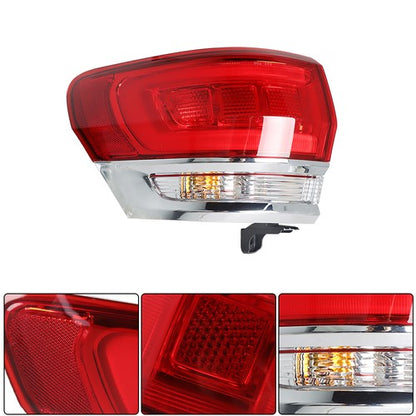 Solid Spare For Jeep Grand Cherokee 14-20 Left Driver Side Brake Outer Rear Lamp Tail Light