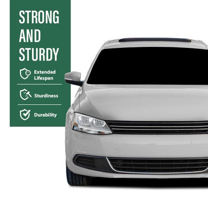 Solid Spare Fit For 10-14 VW Jetta Front Bumper Lower Grille w/ Chrome Trim+Fog Light Cover