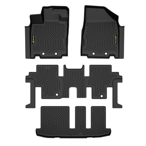 Solid Spare 3D TPE Floor Mats Cargo Liners Fit For 14-20 Nissan Pathfinder Infiniti QX60