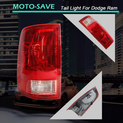 Solid Spare Fit For Dodge Ram 1500 2500 2009-2020 Driver Side Brake Lamp Tail Light Replace