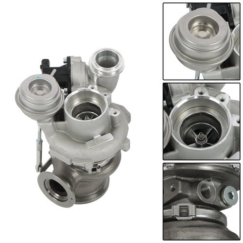 Solid Spare For BMW X5 X6 550i 650i 750i xDrive50i N63 4.4L Turbo Turbocharger 11657576985