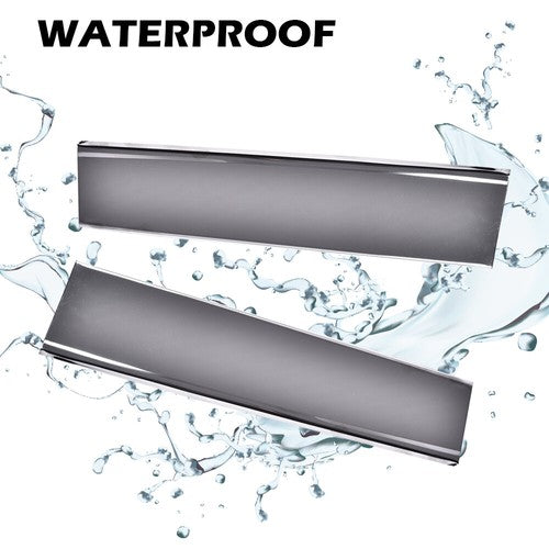 Solid Spare Fit For 81-88 Cutlass Supreme Front Lower Fender Chrome Molding Trim Left&Right