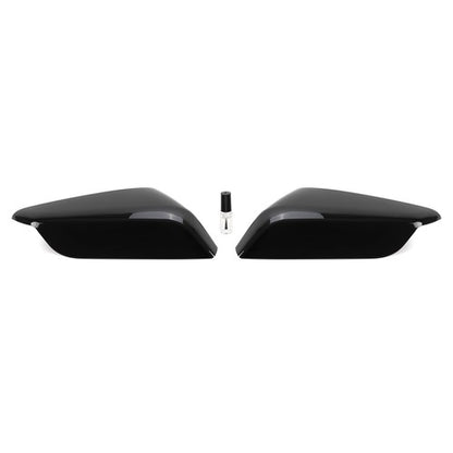 Solid Spare For Chevrolet Malibu 2016-2024 Driver & Passenger Side Mirror Cover Cap w/Glue