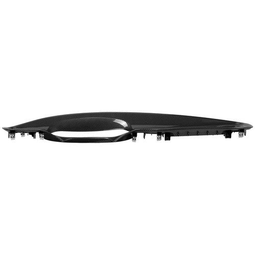 Solid Spare For 2011-2014 DODGE CHARGER INSTRUMENT PANEL RADIO DASH TRIM BEZEL CARBON STYLE