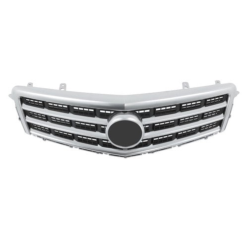 Solid Spare Front Bumper Cover Grille+Lower Grille For Cadillac ATS 2013-2014 Matte Black