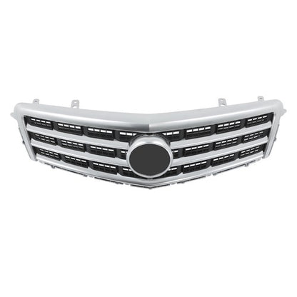 Solid Spare Front Bumper Cover Grille+Lower Grille For Cadillac ATS 2013-2014 Matte Black
