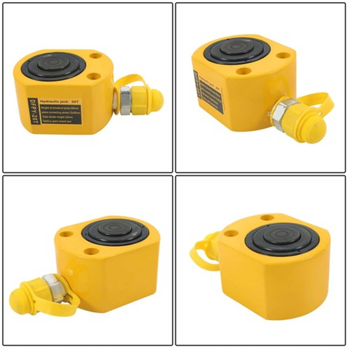 Solid Spare Multi-stage Low Height Cylinder 20Ton Hydraulic Ram Jack 1 Inch Stroke Lifting ?