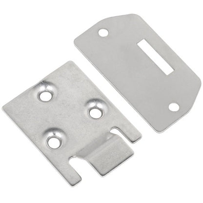 Solid Spare Set of 2 Seat Bottom Hinge and Plate For EZGO TXT/Medalist Golf Cart 1995+