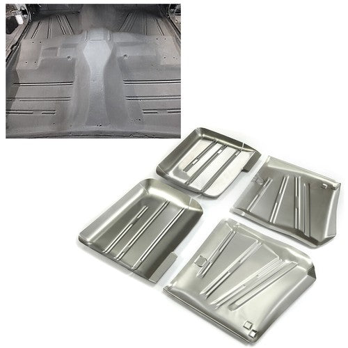 Solid Spare 4 Set Floor Pans For 1958 Chevrolet Impala Bel Air Biscayne Delray