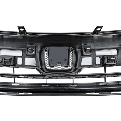 FIT For 2016 2017 Honda Accord EX Sedan Front Bumper Upper Grille W/Chrome Trim