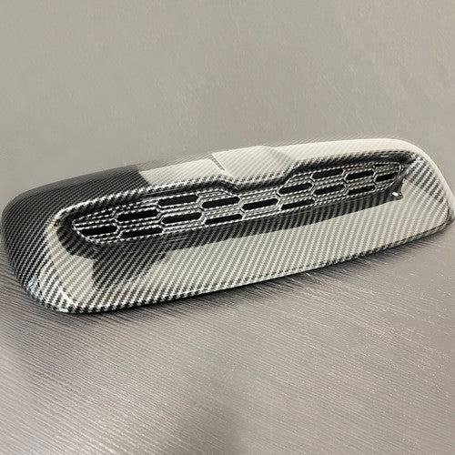Solid Spare Hood Scoop For 07-13 Mini Cooper S R55 R56-R58 R59 Air Intake Vent Carbon Style